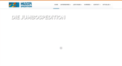Desktop Screenshot of jumbospedition.biz